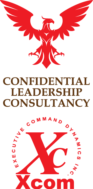 Xcom Seal + Eagle Logo - executive command dynamics inc. - guy masterson - colorado - new york - strategy resource international - management consulting